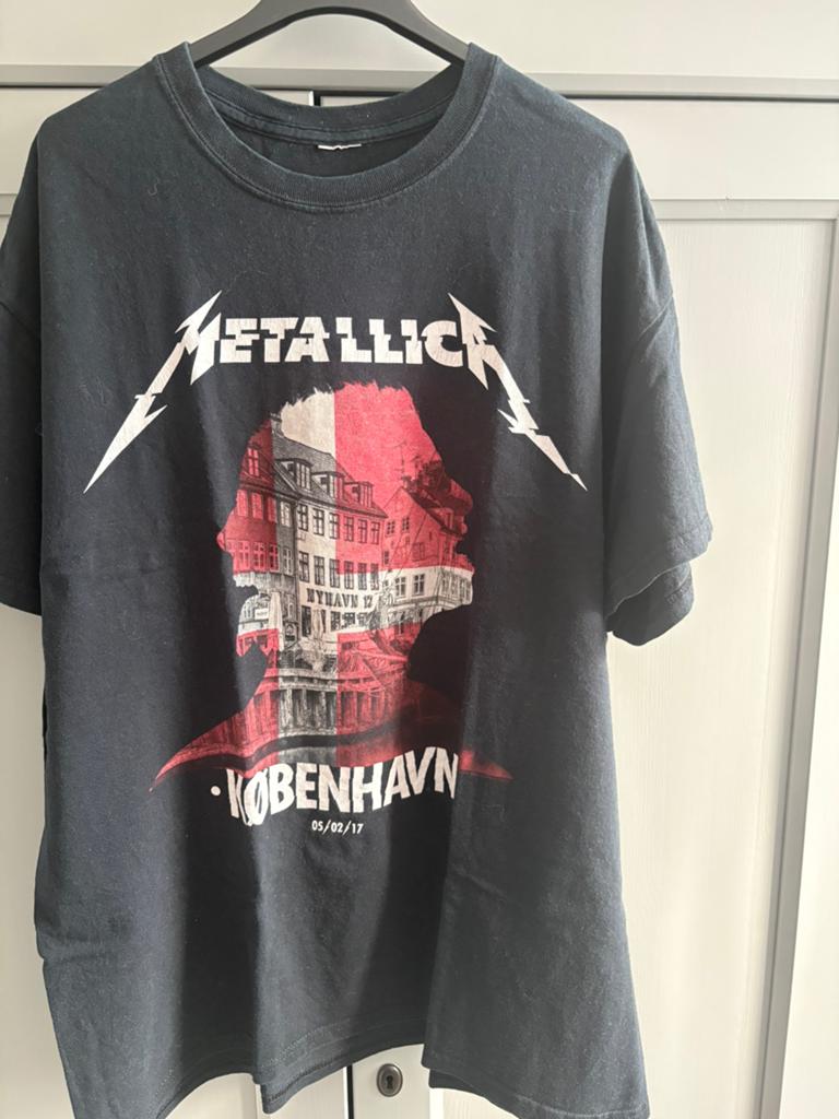 Metallica Kopenhagen 5-2-2017 tourshirt XL, Ophalen of Verzenden, Gedragen, Maat 56/58 (XL), Zwart