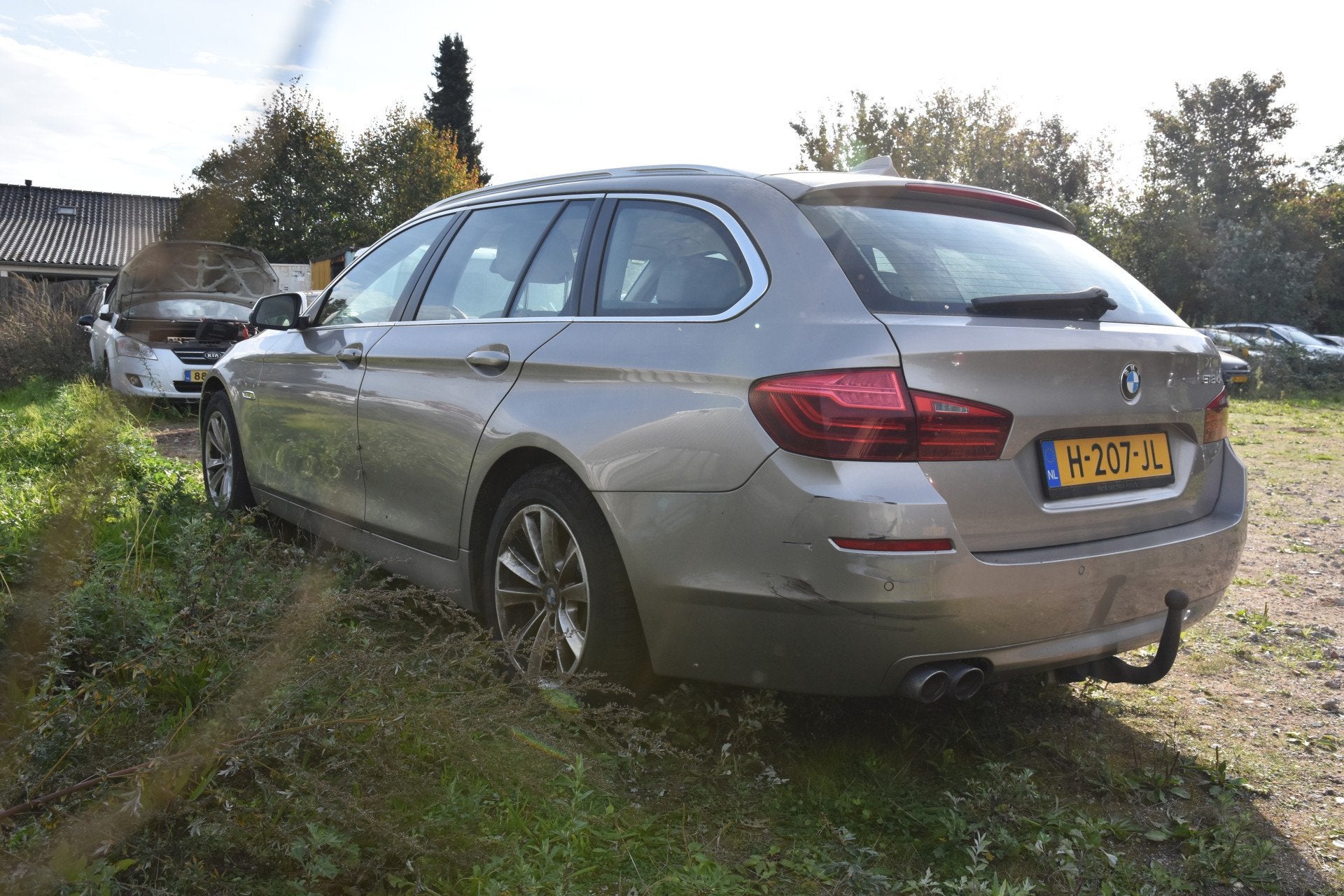BMW 5 Serie Touring 518d Executive EXPORT / BUSINESS ONLY *, Auto's, Automaat, 2000 kg, Leder, Diesel