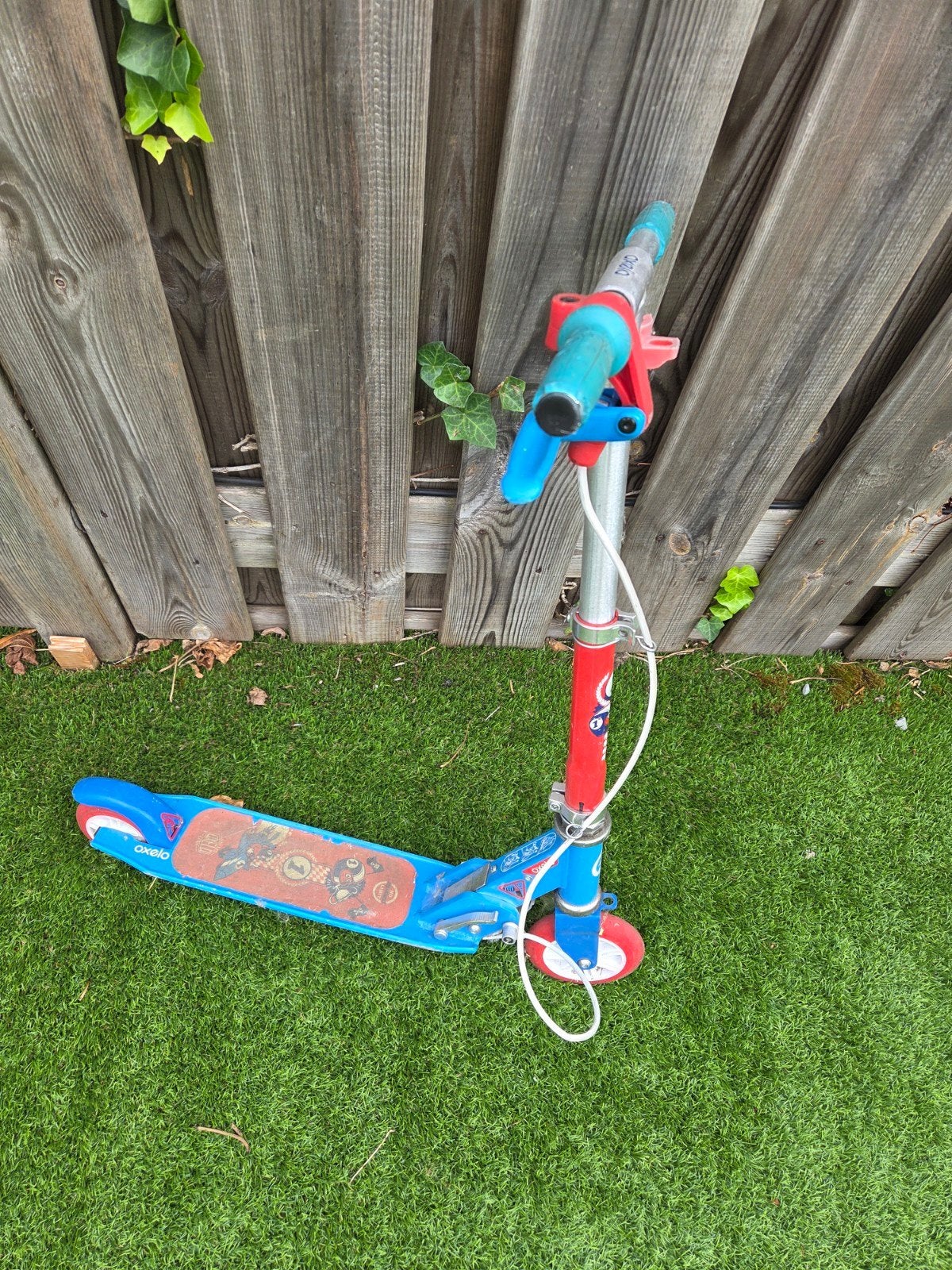 Oxelo kinderstep - Blauw/Rood, Fietsen en Brommers, Ophalen of Verzenden, Gebruikt, Gewone step, Oxelo