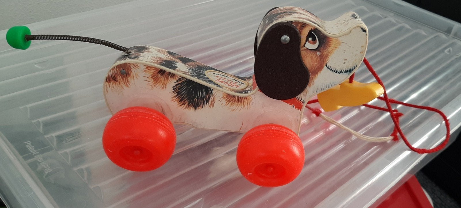 Fisher-Price Little Snoopy Originele loop hondje 1985, Verzamelen, Ophalen of Verzenden, Gebruikt