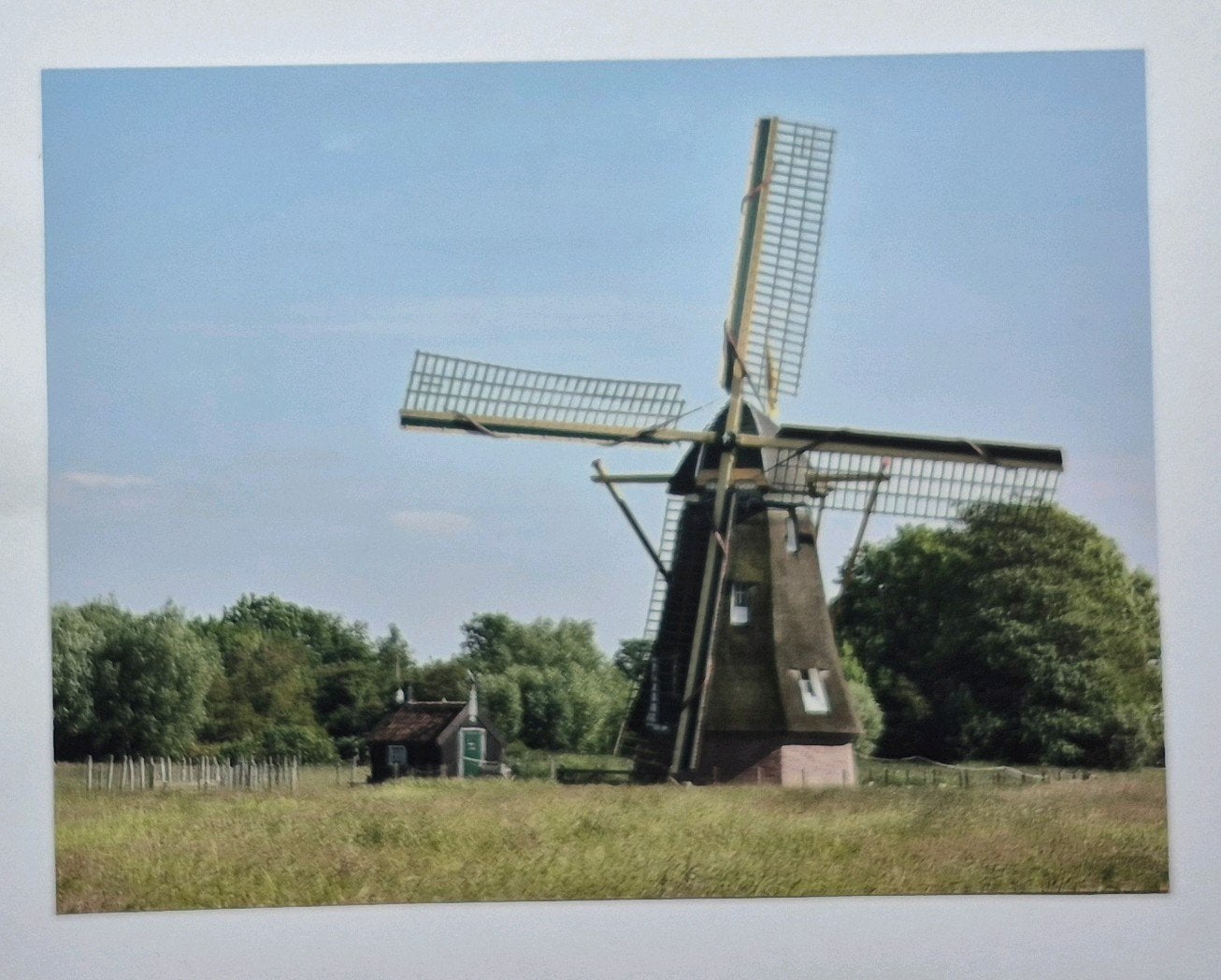 Groot Ammers ( Z.H. ) Twee  foto's  Molen De Jonge Sophia, Verzenden, 1980 tot heden, Foto, Zo goed als nieuw