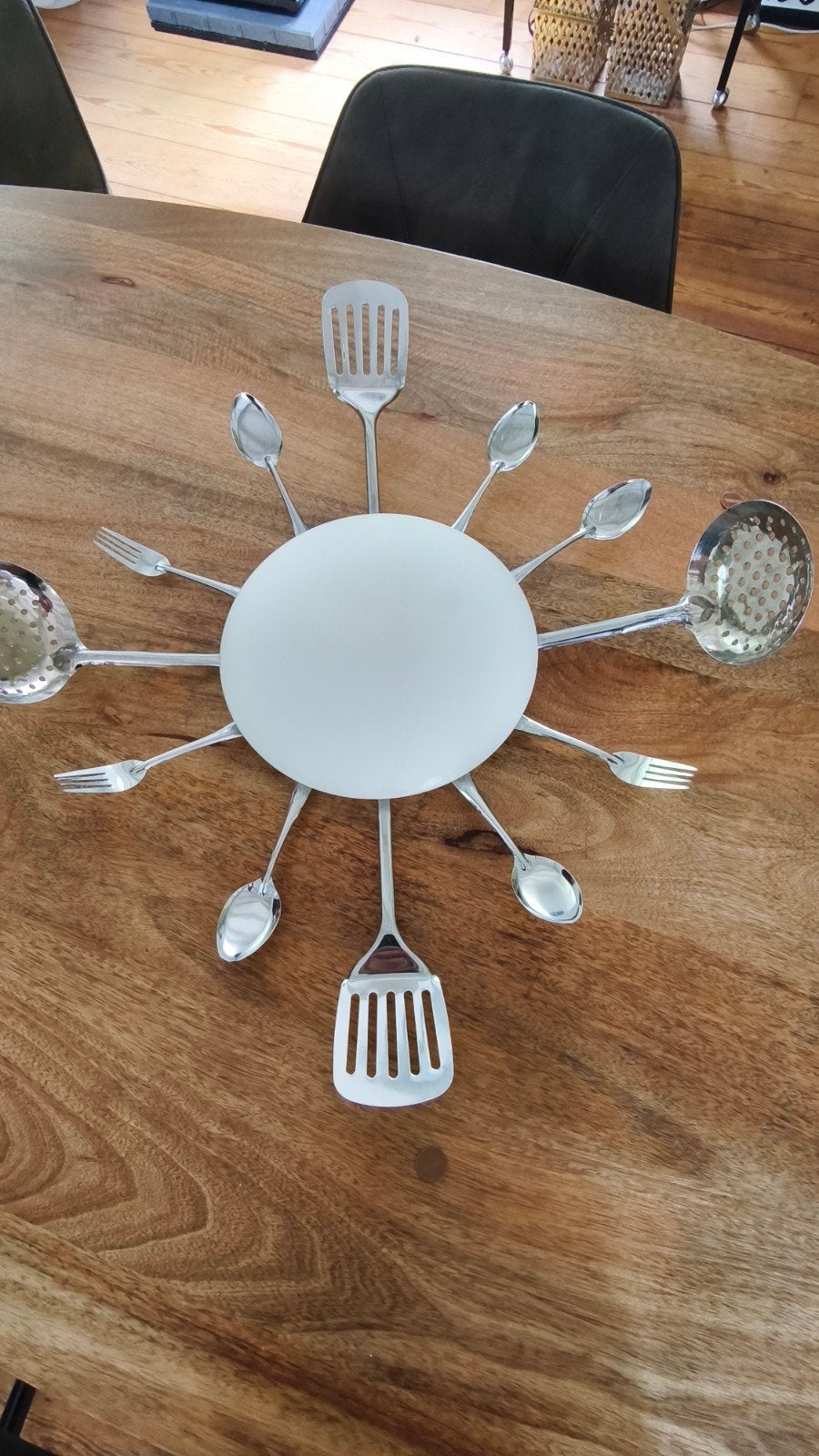 Uniek. Plafondlamp met keukengerei., Huis en Inrichting, Ophalen of Verzenden