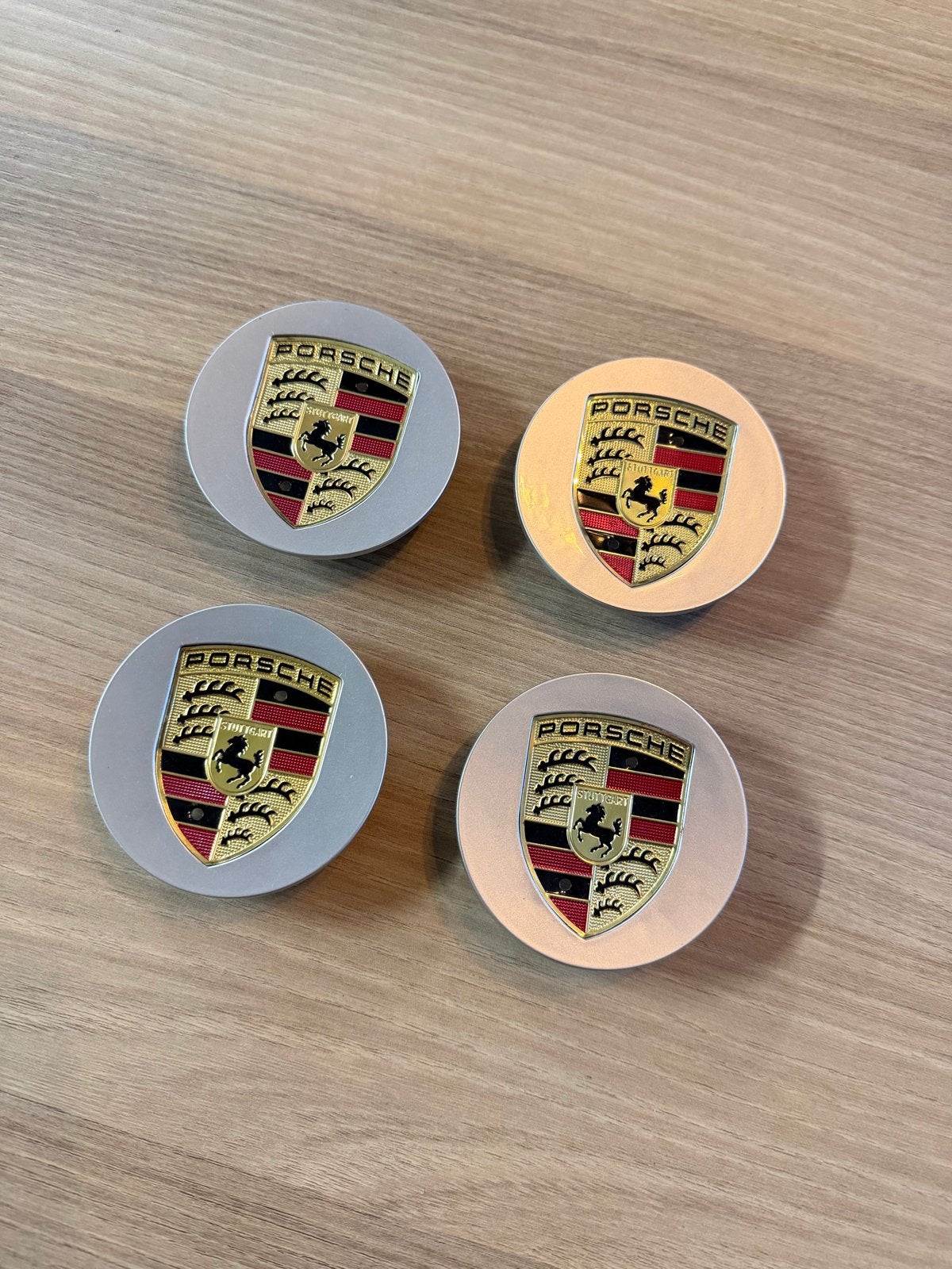 Naafkappen Porsche (set van 4), Ophalen of Verzenden, Gebruikt
