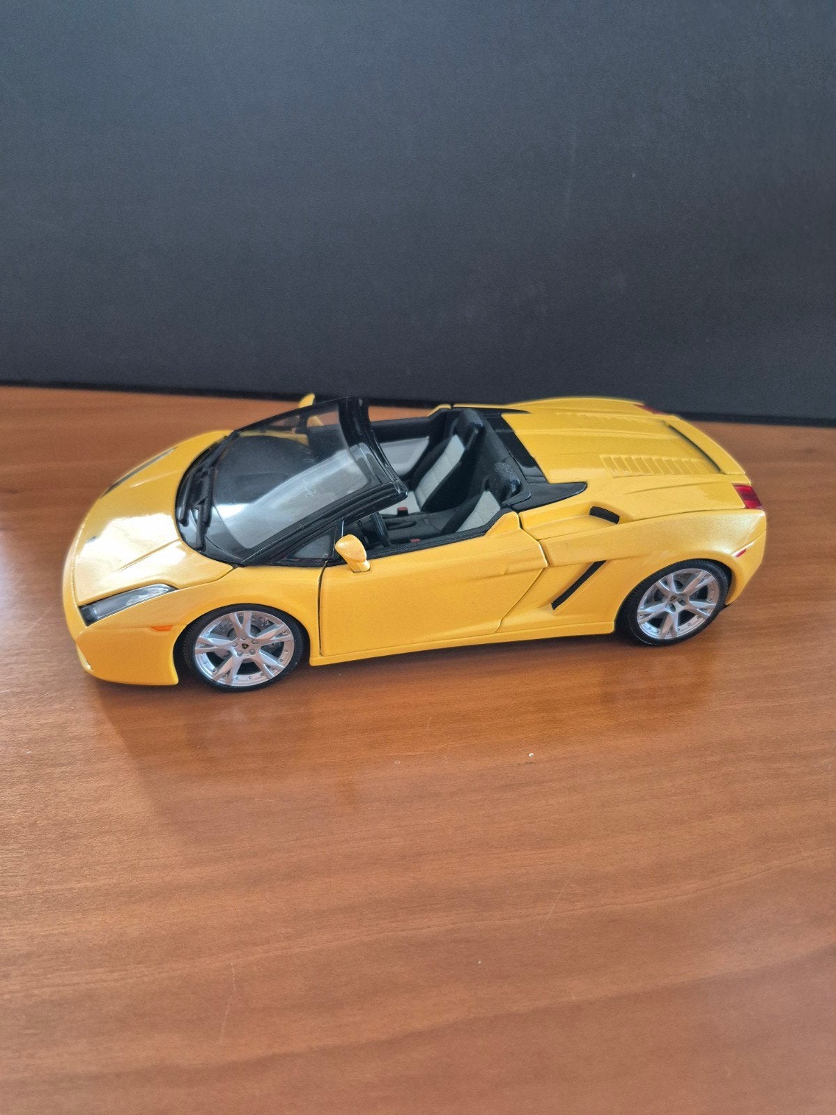 Gele Lamborghini Gallardo Spyder Modelauto, Overige merken, Auto, 1:32 tot 1:50, Ophalen of Verzenden