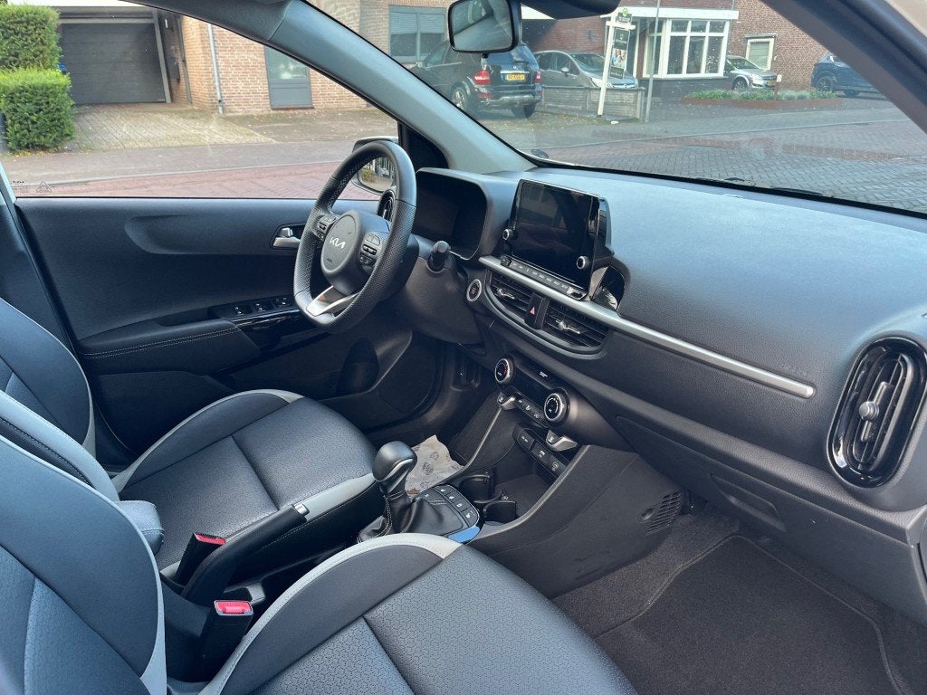 Kia PICANTO 1.2 DPI GT-LINE AUTOMAAT / NAVI / CAMERA / DAB /, Auto's, Met garantie (alle), 4 stoelen, Leder, Bedrijf