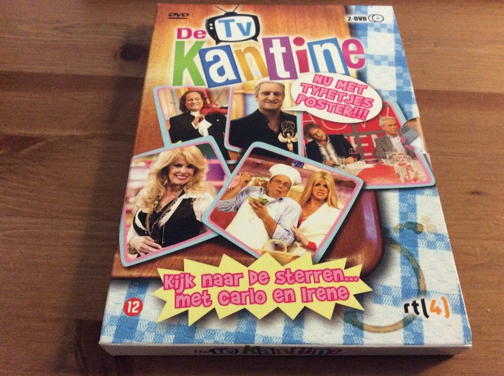 De TV-Kantine 2-dvd box. Met typetjes poster, Vanaf 12 jaar, Ophalen of Verzenden, Gebruikt, Komedie