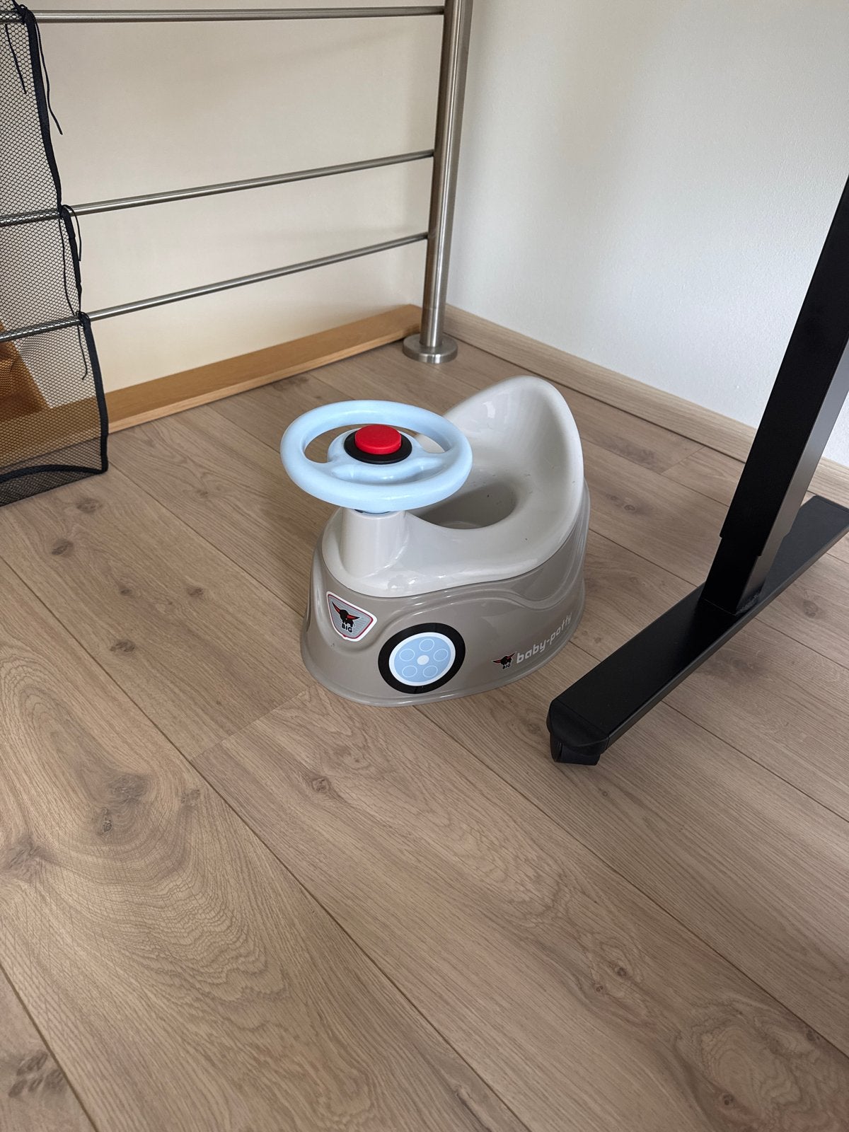 Baby Potje met Stuurwiel - Grijs, Kinderen en Baby's, Ophalen of Verzenden, Gebruikt