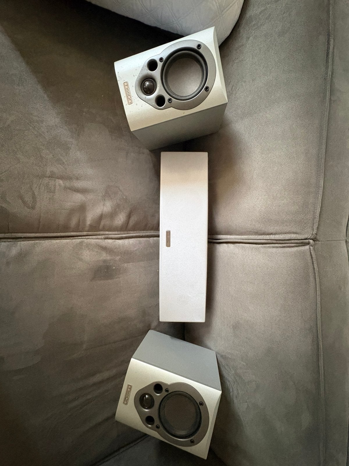 Mission M30 speakers + Mission centerspeaker, Ophalen of Verzenden, Zo goed als nieuw, Overige merken