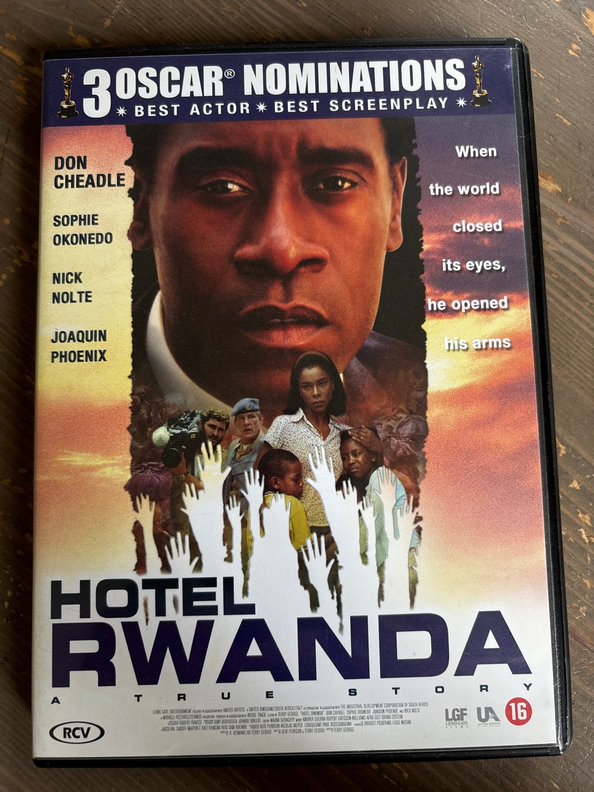 Hotel Rwanda DVD - Een Waargebeurd Verhaal, Vanaf 16 jaar, Ophalen of Verzenden, Gebruikt, Overige genres