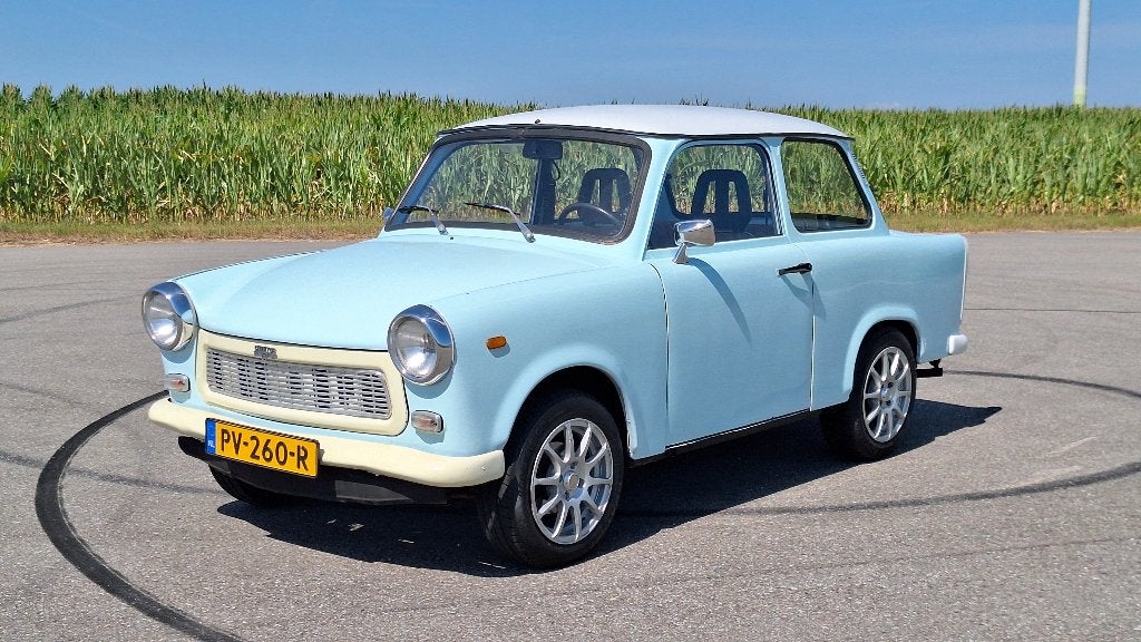 Trabant 1.1 1990, Auto's, Blauw, Leder en Stof, Trabant, Bruin