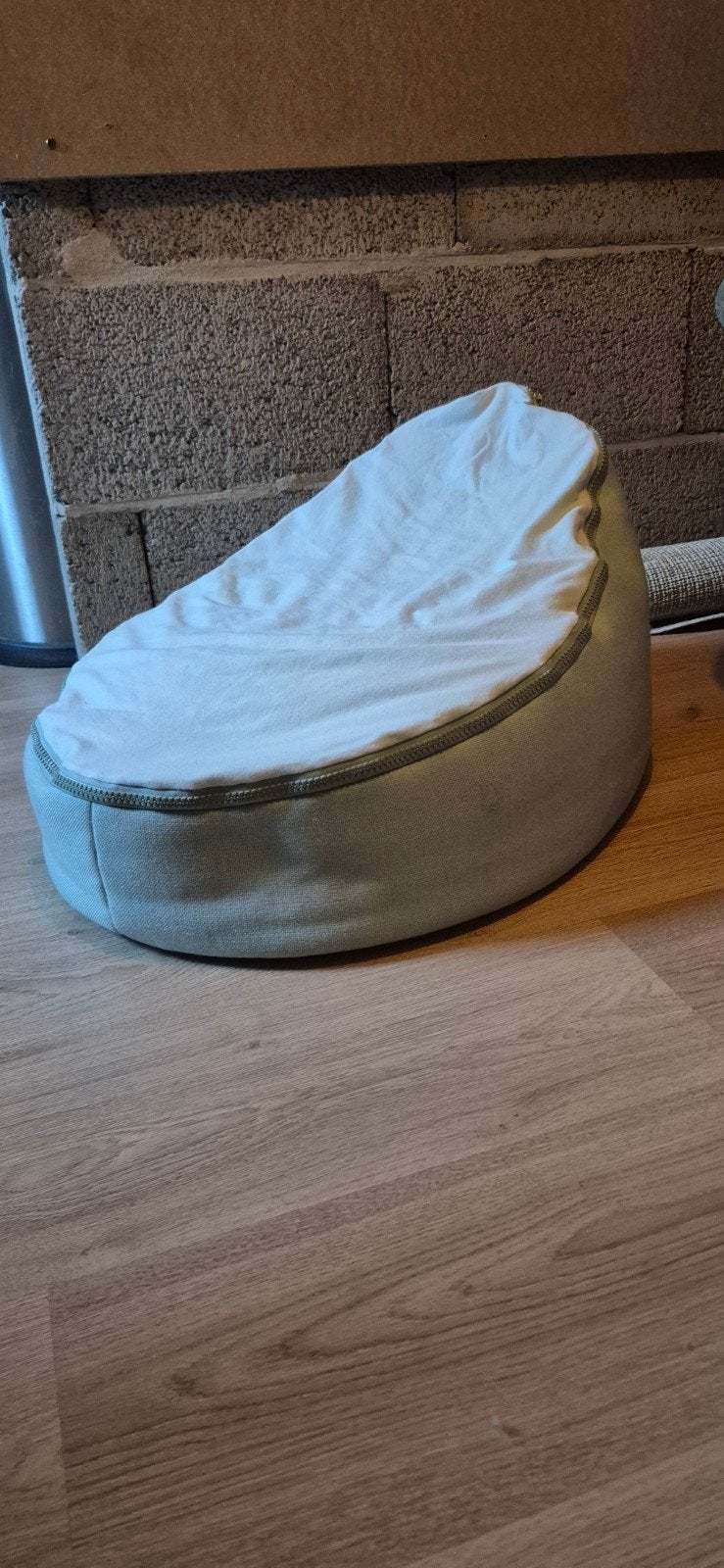 Doomoo Zitzak voor baby's - Comfortabel en veilig, Ophalen, Gebruikt, Groen, Zitzak
