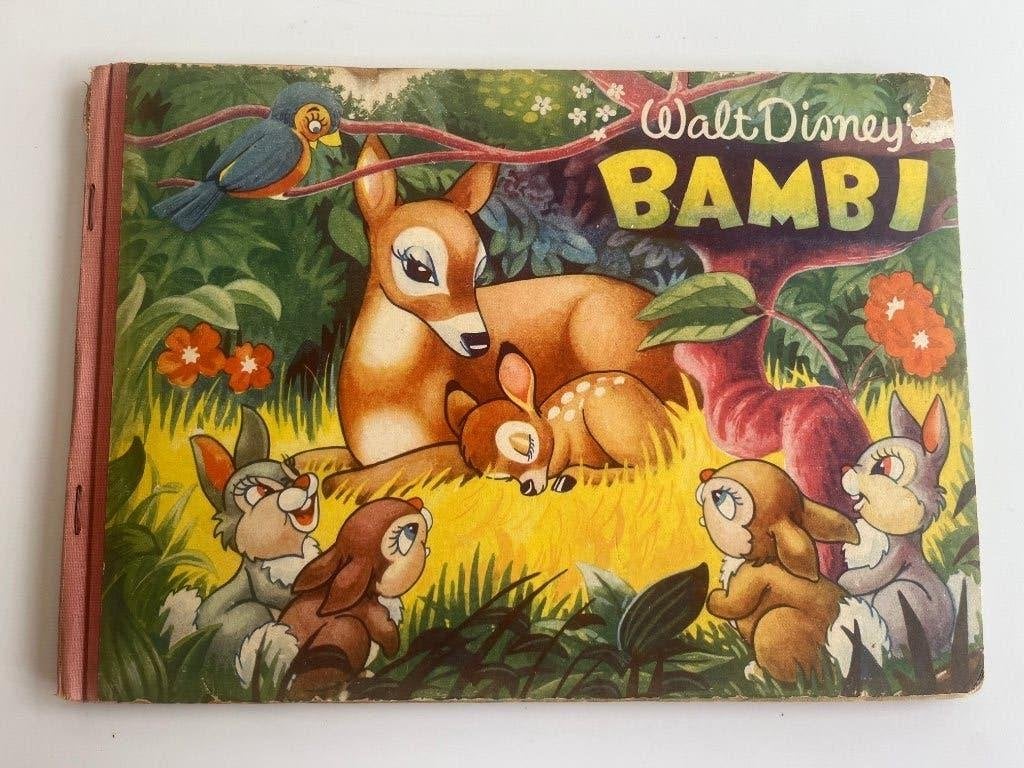 Plaatjesalbum Walt Disney's BAMBI, Verzenden, Gelezen, Walt Disney, Plaatjesalbum