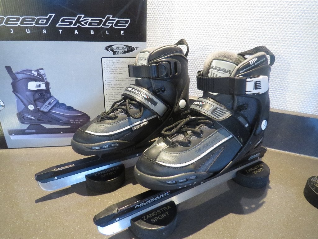 Nijdam verstelbare noren schaatsen maat 34-37, Sport en Fitness, Ophalen, Gebruikt, Combinoren, Nijdam