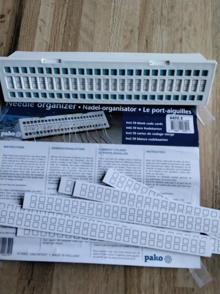 Handige borduur organizer met duidelijke beschrijving, Ophalen of Verzenden, Patroon