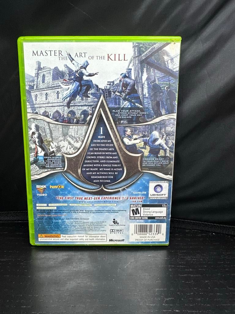Assassin's Creed Xbox 360 - Actie/Avontuur Game, Avontuur en Actie, S, G, 1 speler