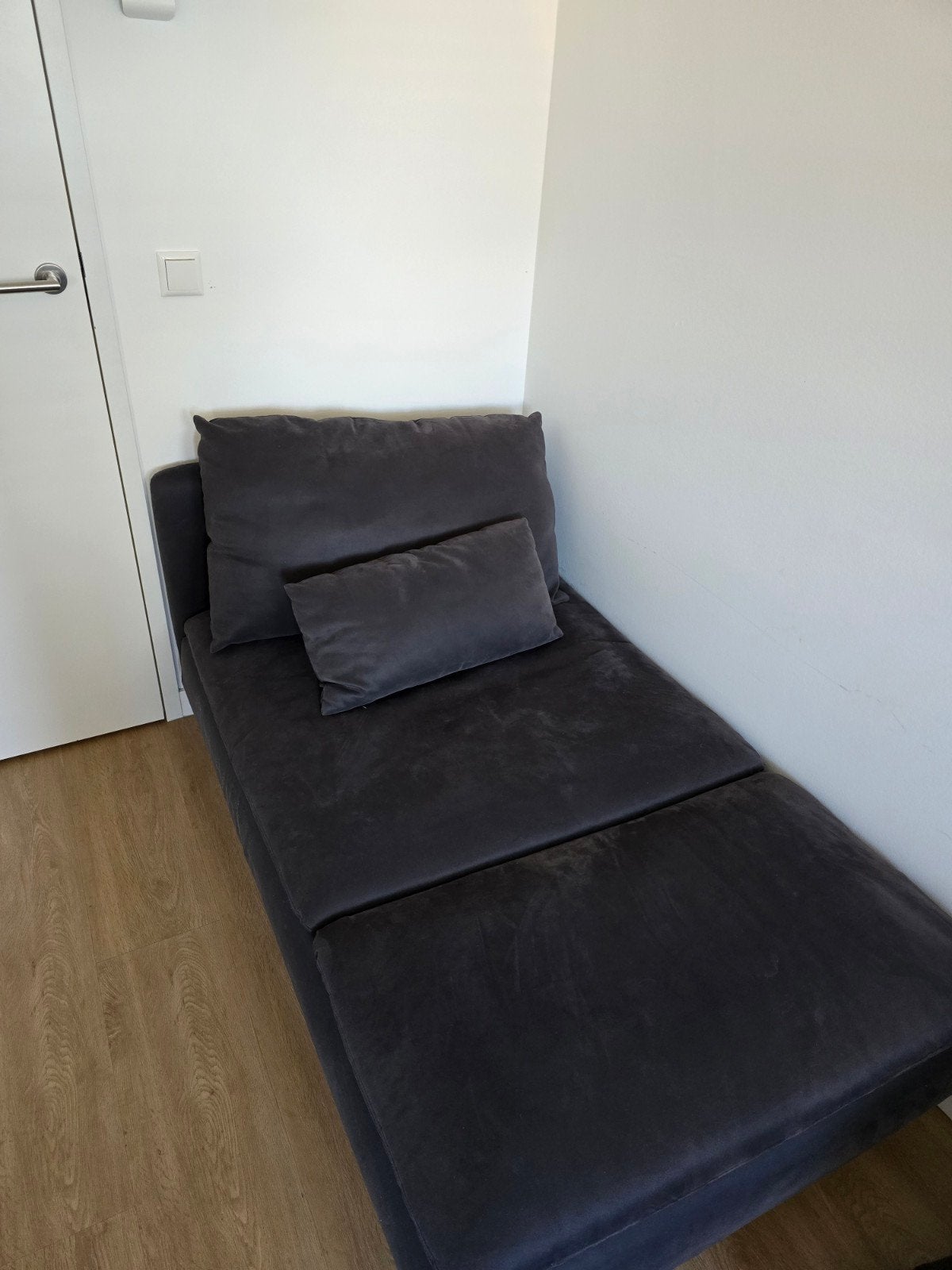 bank Söderhamn chaise longue - Donkergrijs IKEA, Ophalen, Gebruikt, Eenpersoons, Minder dan 150 cm