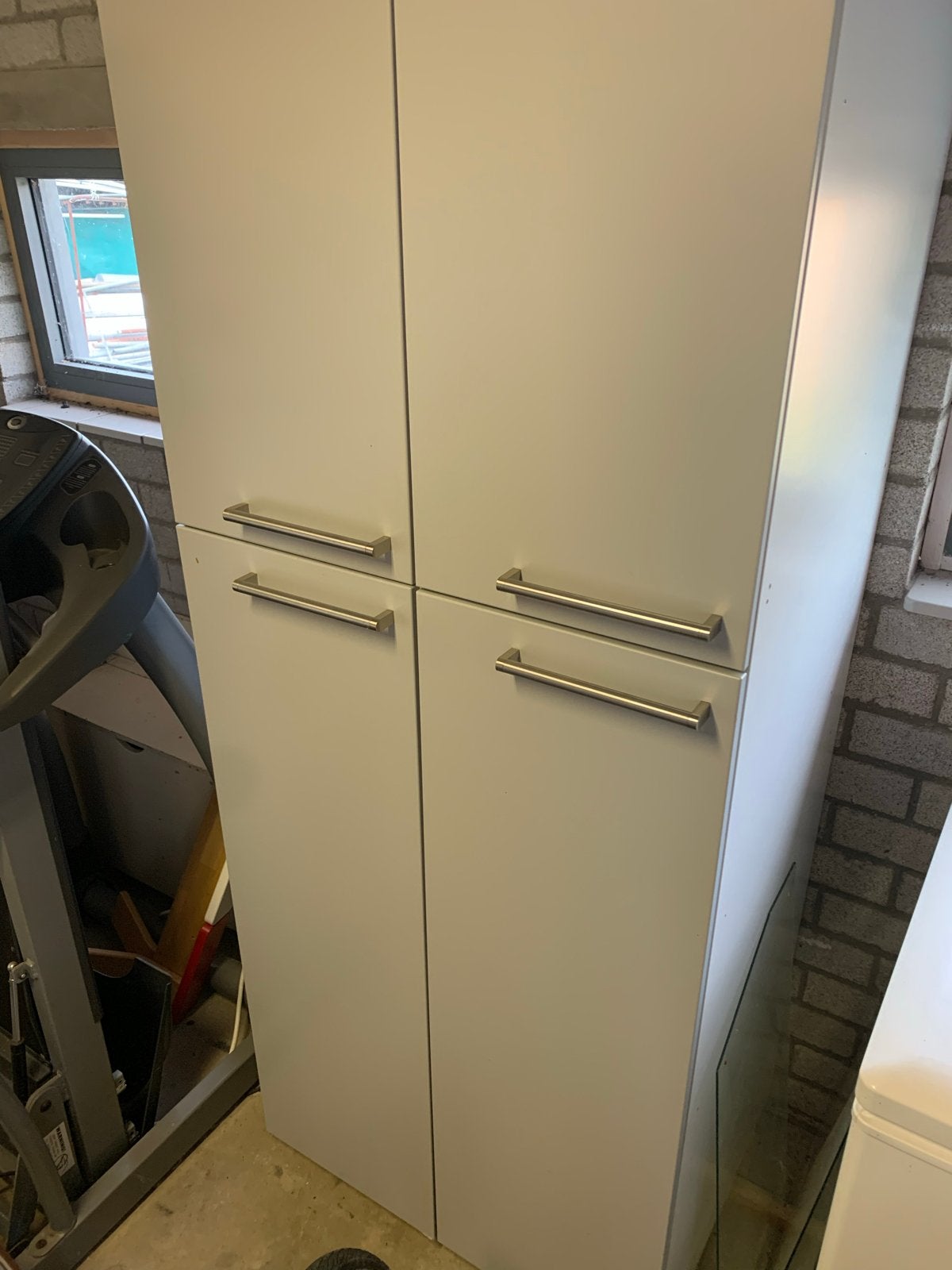 IKEA Faktum Keukenkast - Wit, met handgrepen, Ophalen, Hout, IKEA, Wit