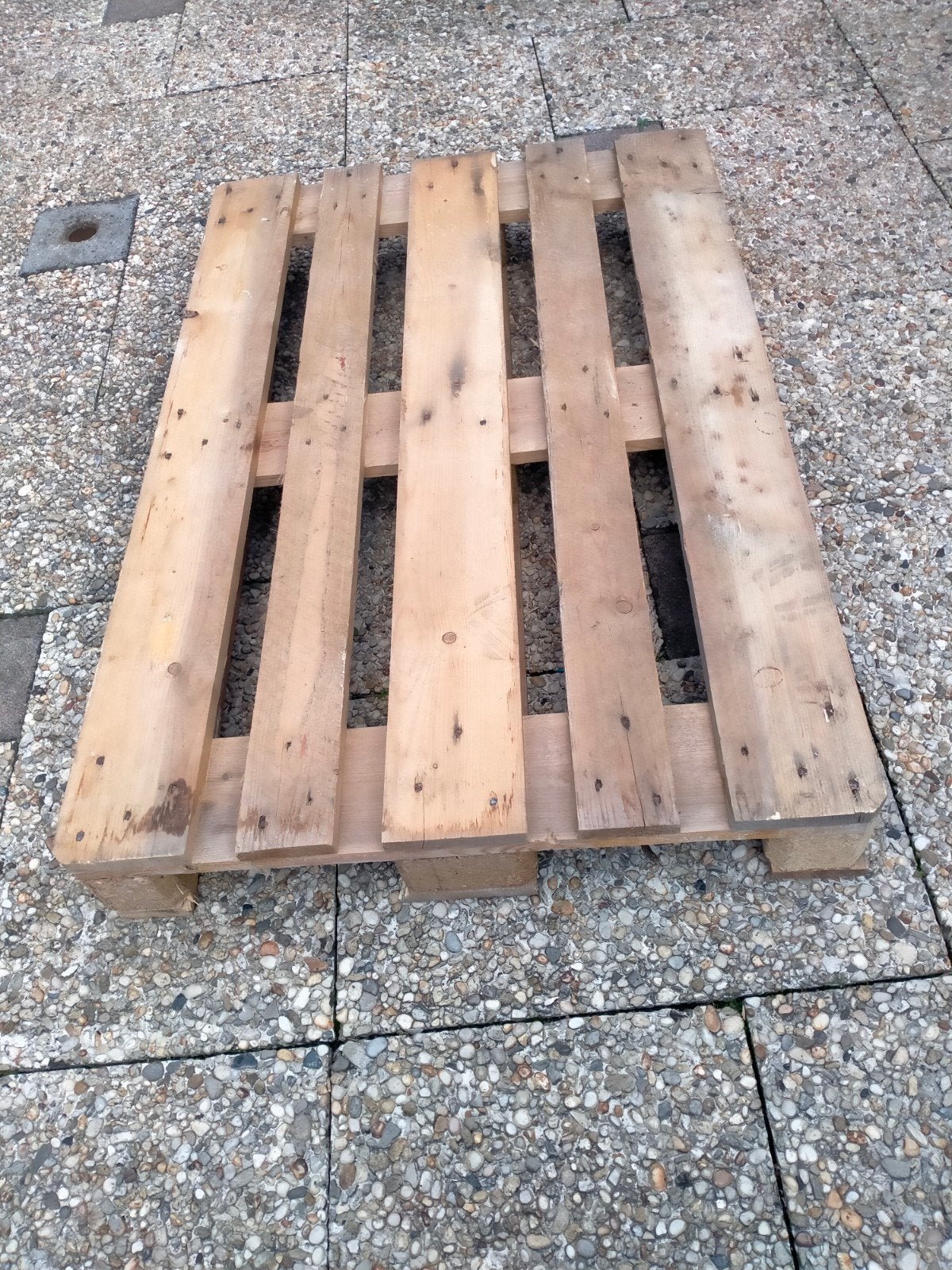 drie euro pallets zie omschrijving en foto, s, Doe-het-zelf en Verbouw, Hout en Planken, Ophalen, 50 mm of meer, Pallet, Minder dan 200 cm