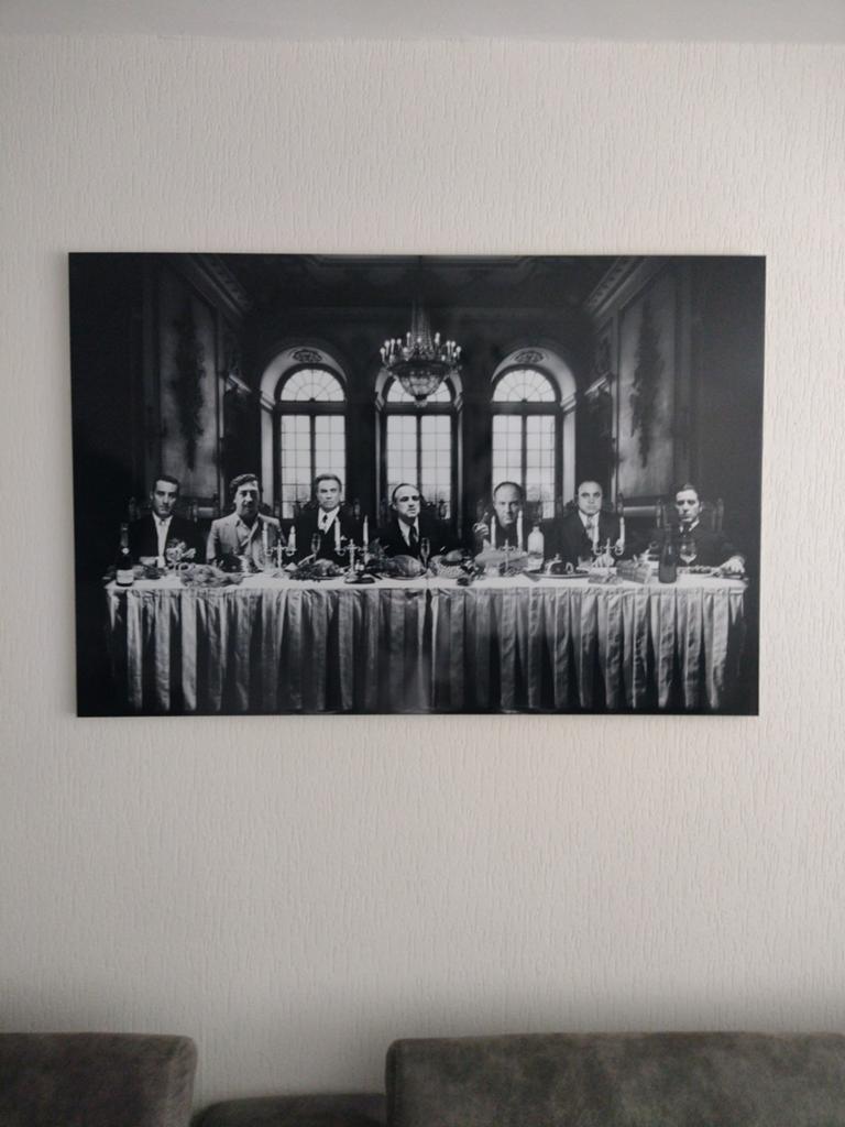 Schilderij maffia, Huis en Inrichting, Woonaccessoires | Schilderijen, Tekeningen en Foto's, Ophalen, 100 tot 125 cm, Schilderij