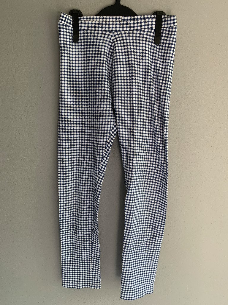 Leuke Zara Blauw Wit Legging mt 134, Kinderen en Baby's, Kinderkleding | Maat 134, Broek, Meisje, Ophalen of Verzenden, Zo goed als nieuw