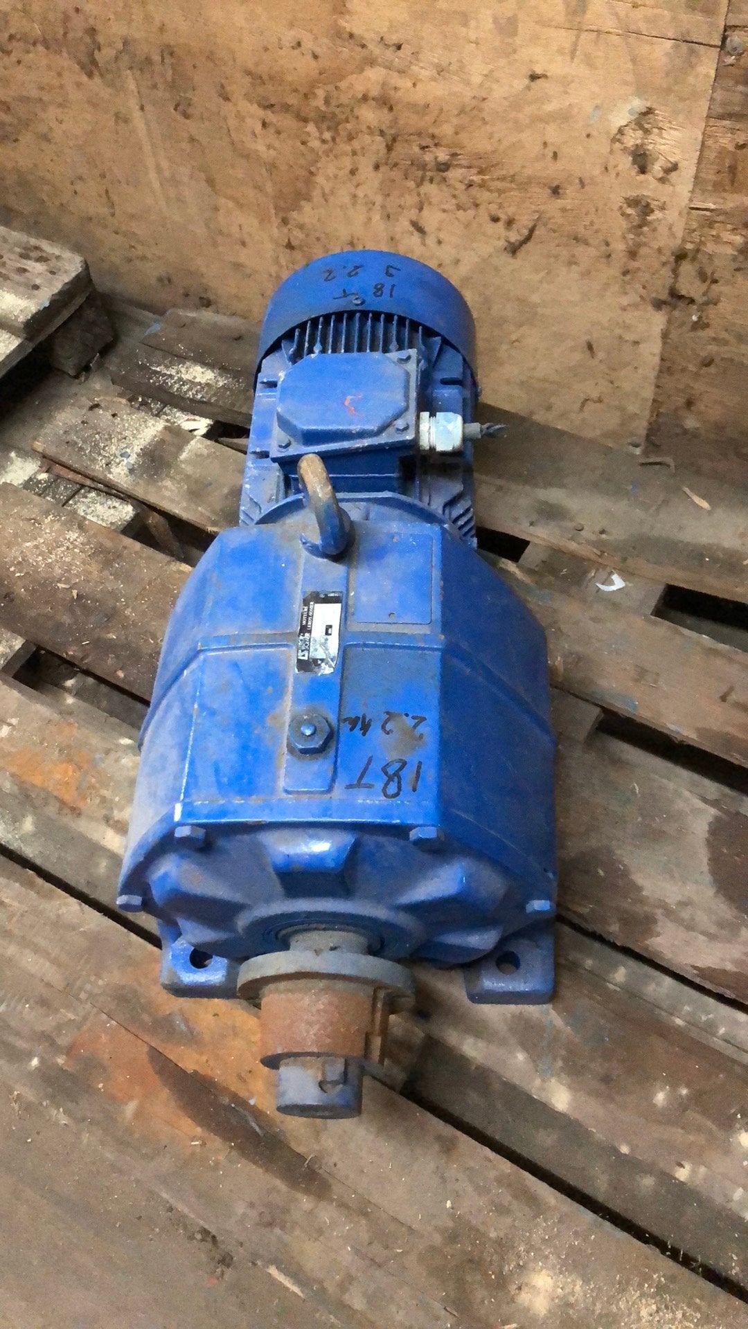 Elektromotor, Ophalen, Gebruikt, Elektromotor, Minder dan 1400 rpm