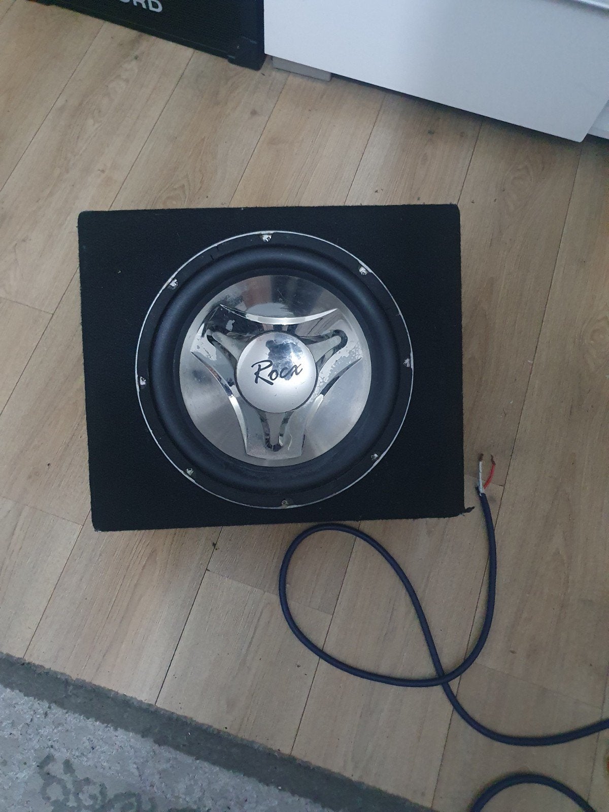 Rock Subwoofer 350 Watt - Krachtige Bas voor Auto of Thuis, Audio, Tv en Foto, Gebruikt, Subwoofer, Ophalen, 150 watt of meer