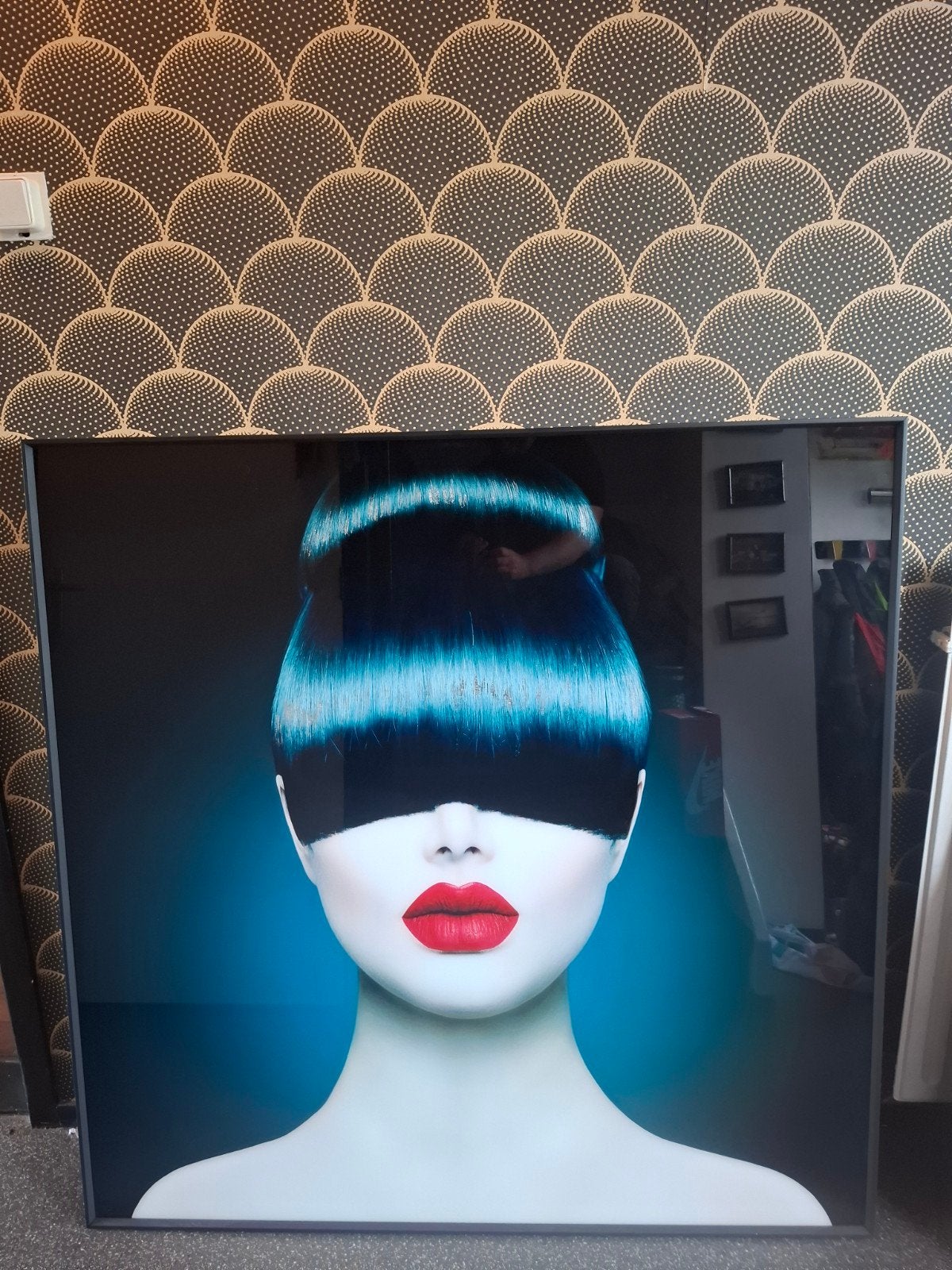 Prachtig uniek kunstwerk stylistische foto art, Ophalen, Schilderij, 75 cm of meer