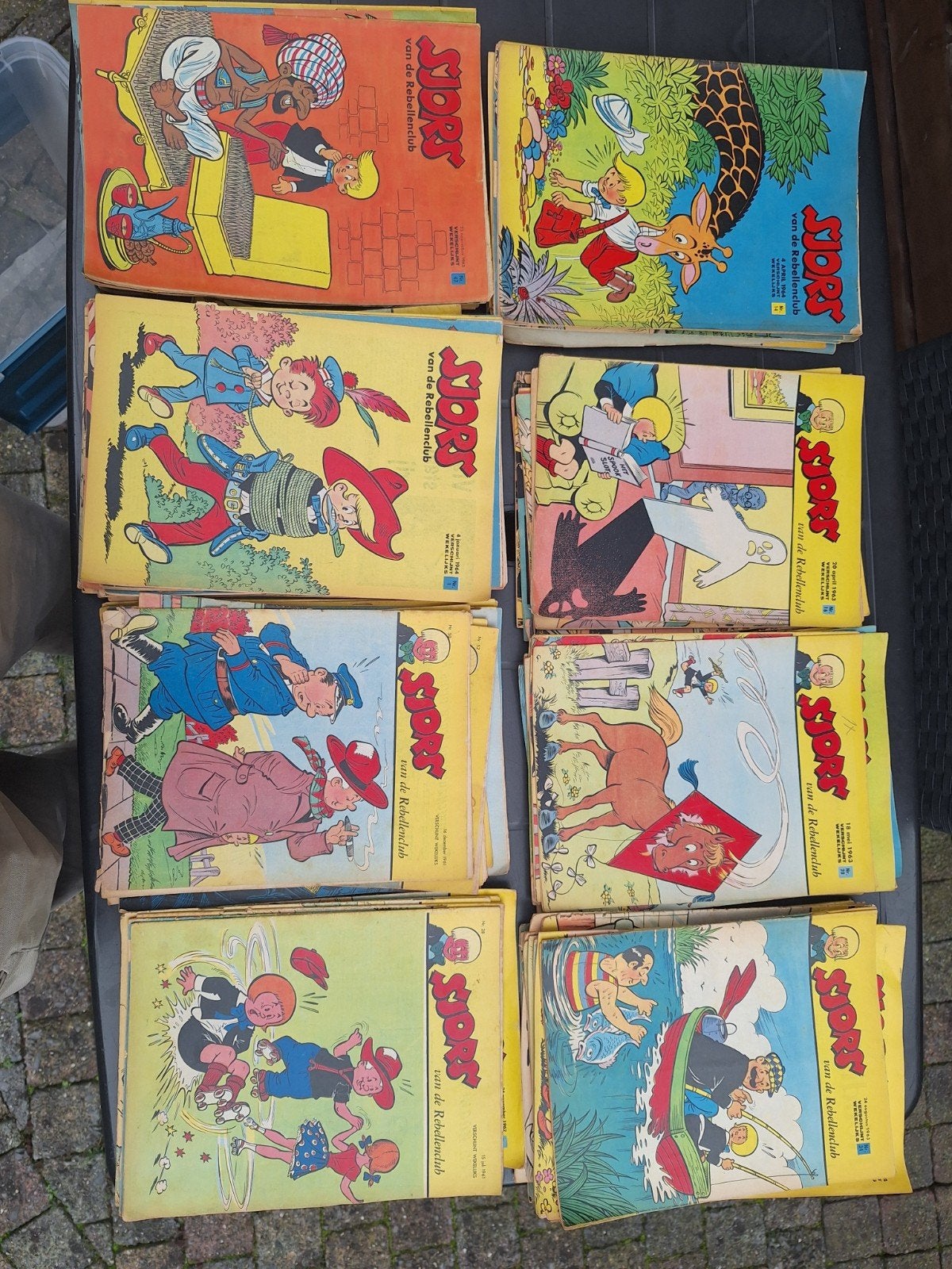 Ruim 100 Sjors weekbladen uit 1961-1964, Ophalen of Verzenden, Gelezen, Overige typen