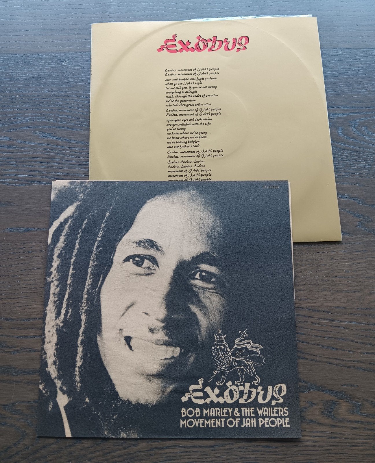 Bob Marley & The Wailers - Exodus - Japanse Promo LP 1977, Inclusief obi, Ophalen of Verzenden, Zo goed als nieuw, 12 inch