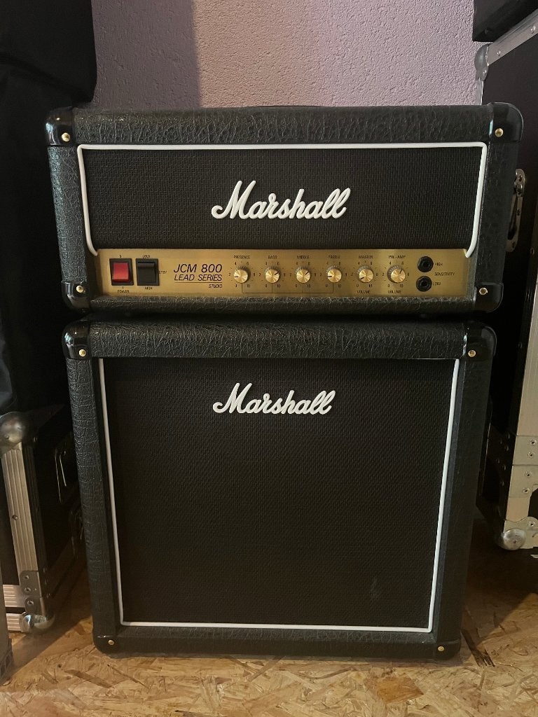 Marshall JCM800 Studio + SC112 1x12" cabinet als nieuw, Ophalen, Zo goed als nieuw, Gitaar, Minder dan 50 watt