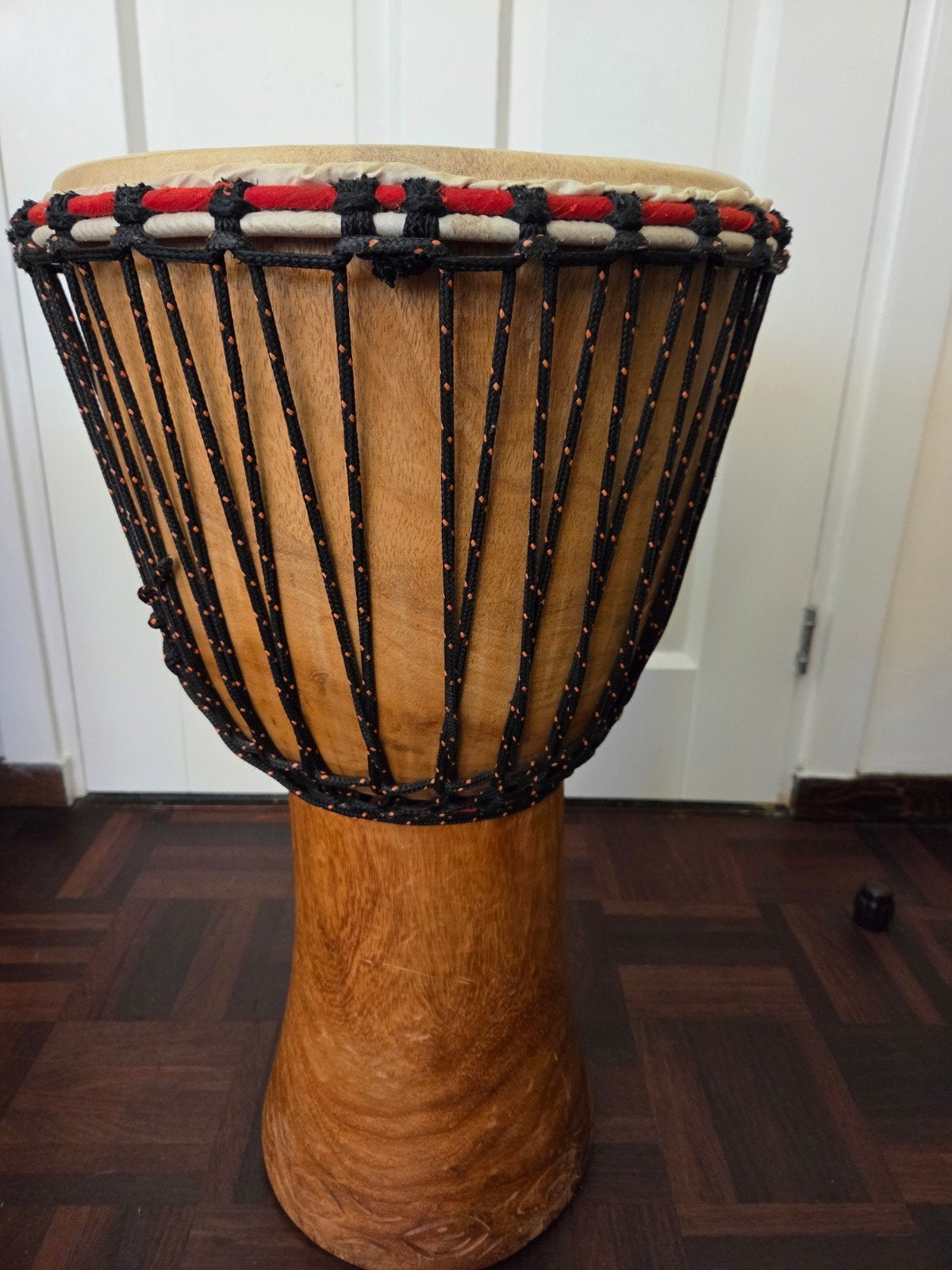 Mooie Djembe met beschermhoes, Ophalen, Zo goed als nieuw, Trommel