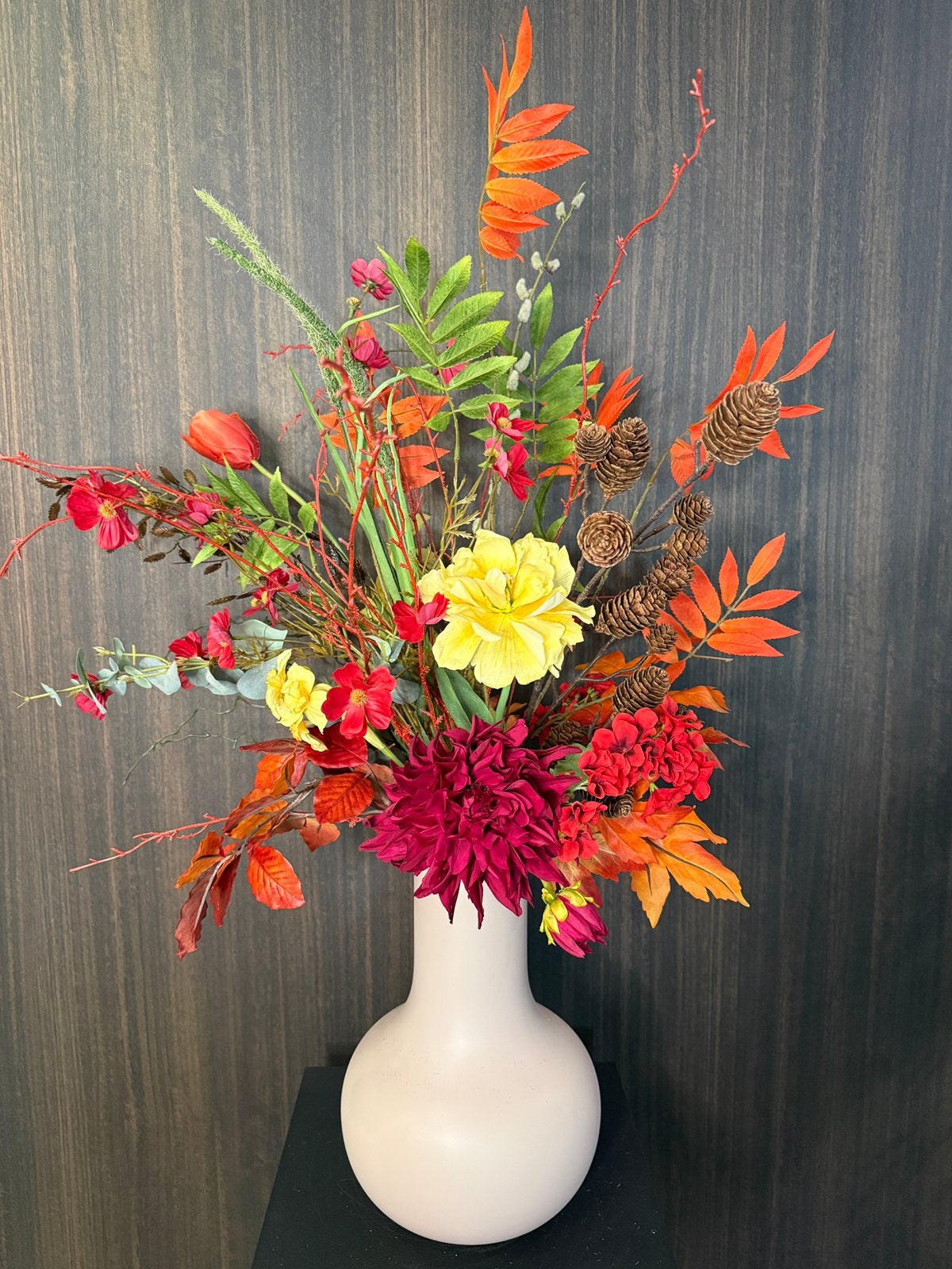 Zijden bloemen boeket kunstbloemen nieuw, Nieuw, Ophalen of Verzenden, Kunststof, Boeket