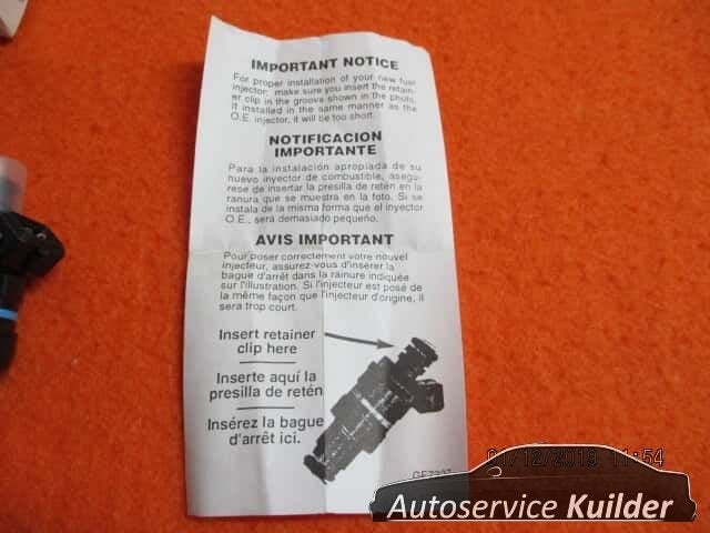 4X nieuwe injector Ford Sierra XR4i 2.8 4x4  INTERMOTOR, -, -, Nieuw, Ophalen of Verzenden