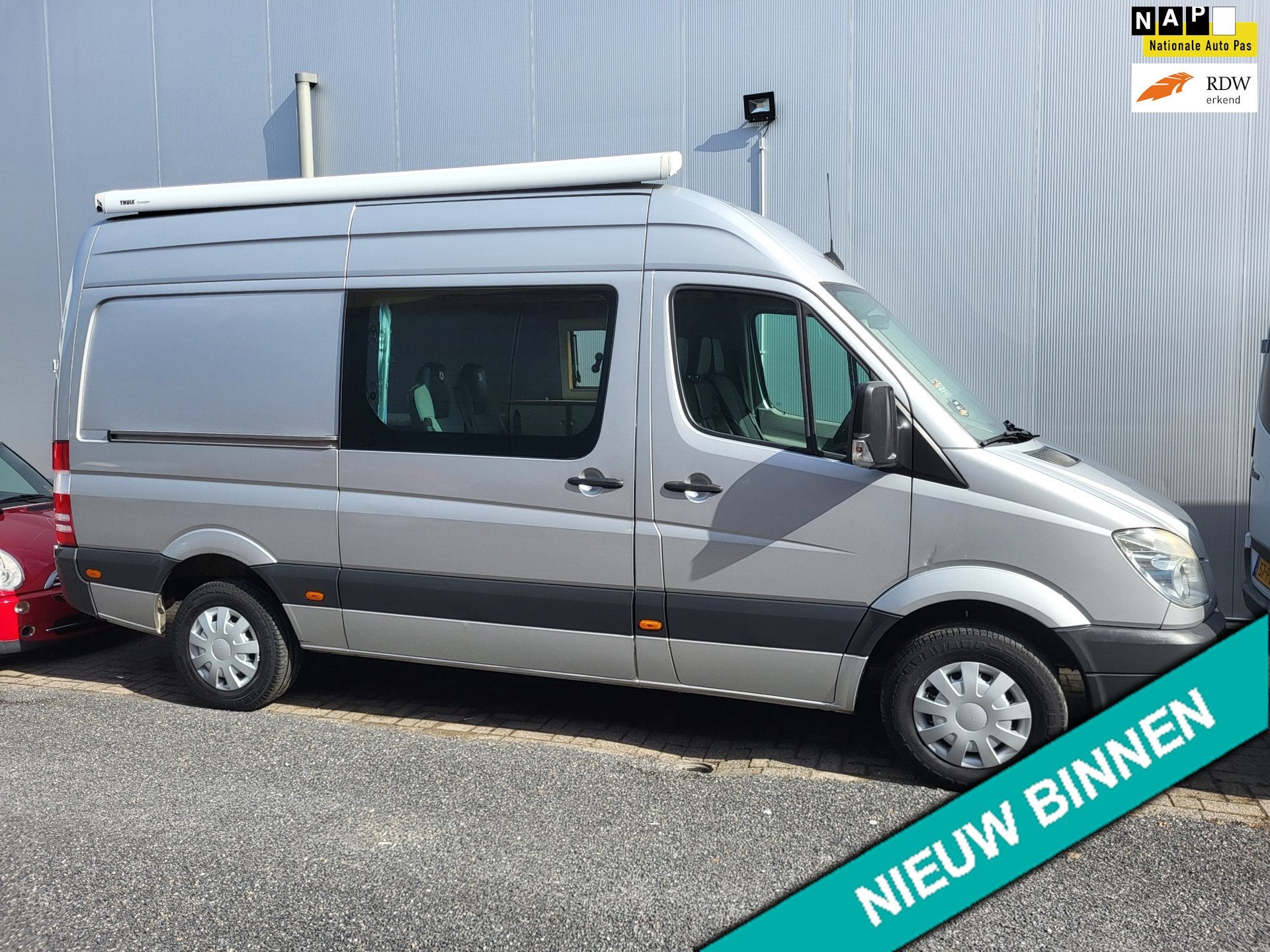 Mercedes-Benz SPRINTER 311CDI AUTO. CAMPER TREKHAAK, Caravans en Kamperen, Automaat, Buscamper of Camperbus, Tot en met 2, Mercedes-Benz
