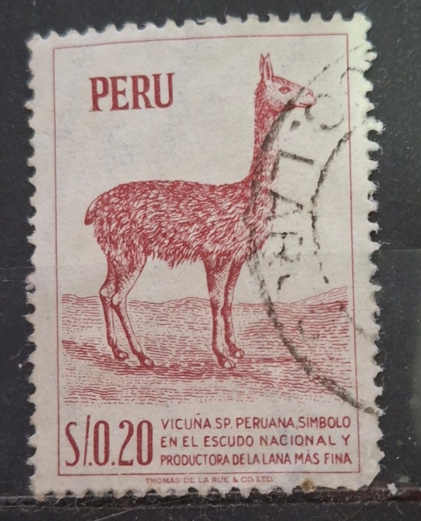 Peru Postzegel (B3-P27), Ophalen of Verzenden, Gestempeld, Zuid-Amerika