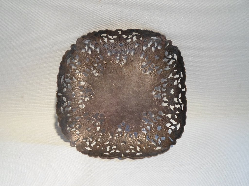 Bonbon Schaaltje Verzilverd, Antiek en Kunst, Ophalen of Verzenden