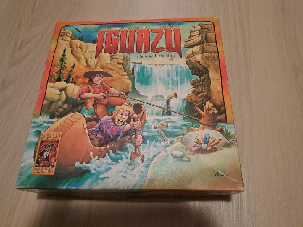 Iguazu Bordspel - Avontuurlijk Spel van 999 Games, Drie of vier spelers, Ophalen, Gebruikt, 999 Games