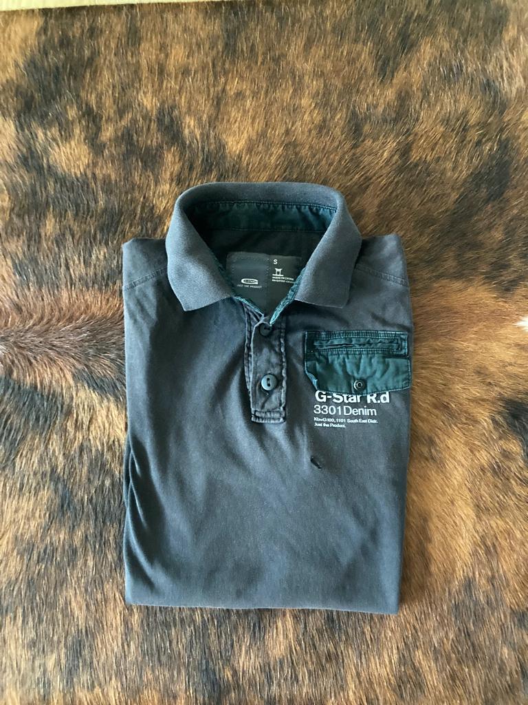 poloshirt - G-Start R.d - S - zwart  , Zwart, Ophalen of Verzenden, G-Start R.d, Gedragen
