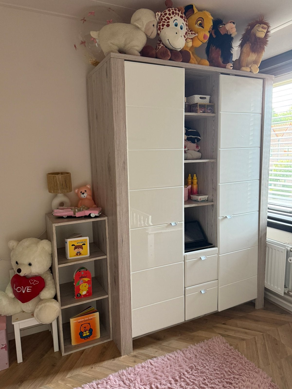 Complete babykamer van Duits eikenhout – alles in één koop, Ophalen, Zo goed als nieuw, Jongetje of Meisje