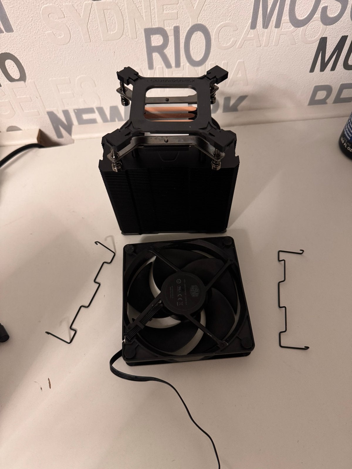 Cooler Master Hyper 212 Black Edition CPU Koeler, Computers en Software, Computerkoelers, Ophalen of Verzenden, Gebruikt, Luchtkoeling