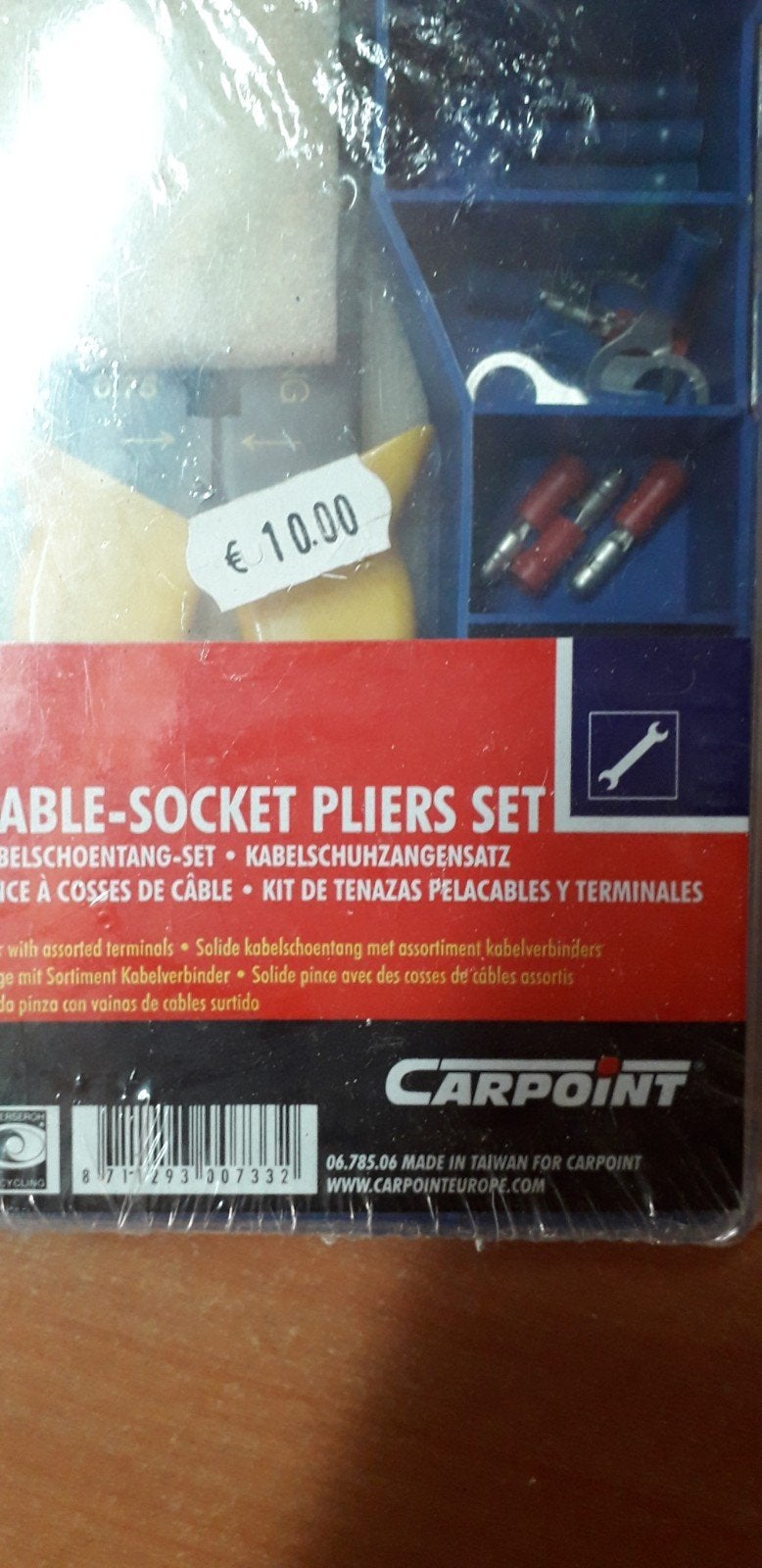 Carpoint Kabel-Schoentang Set met Assortiment, Ophalen of Verzenden, Nieuw