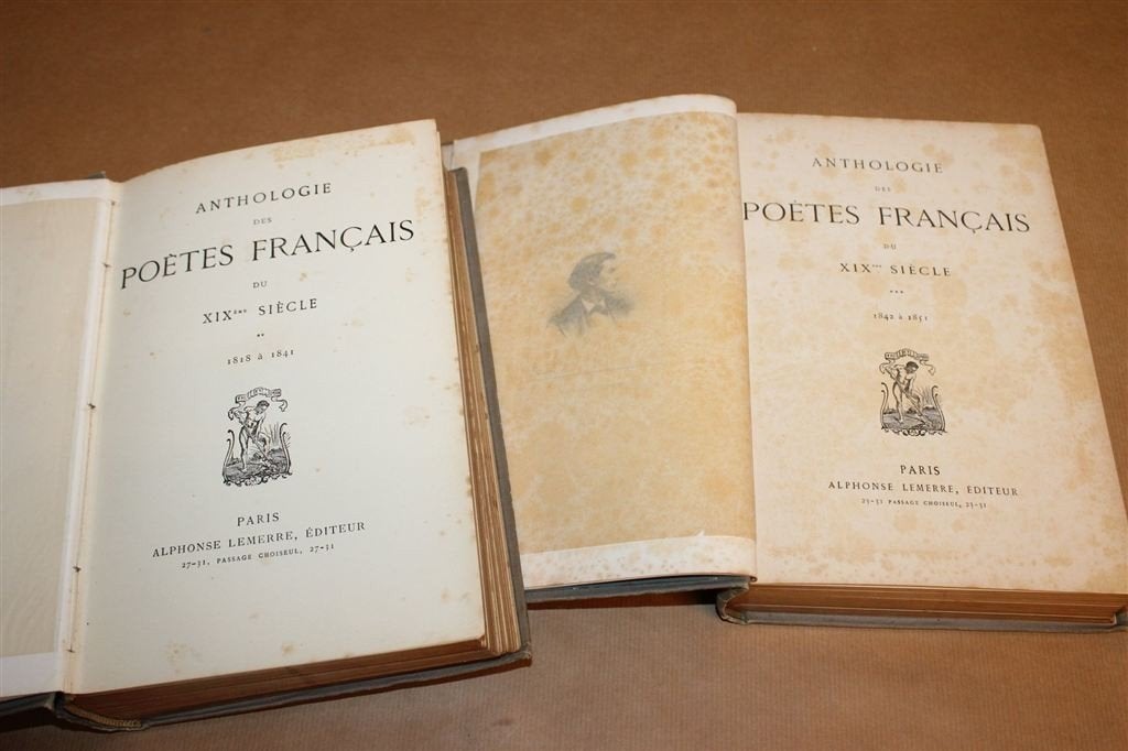 Anthologie des Poetes Francais — Engel Banden 1887-1888, Ophalen of Verzenden