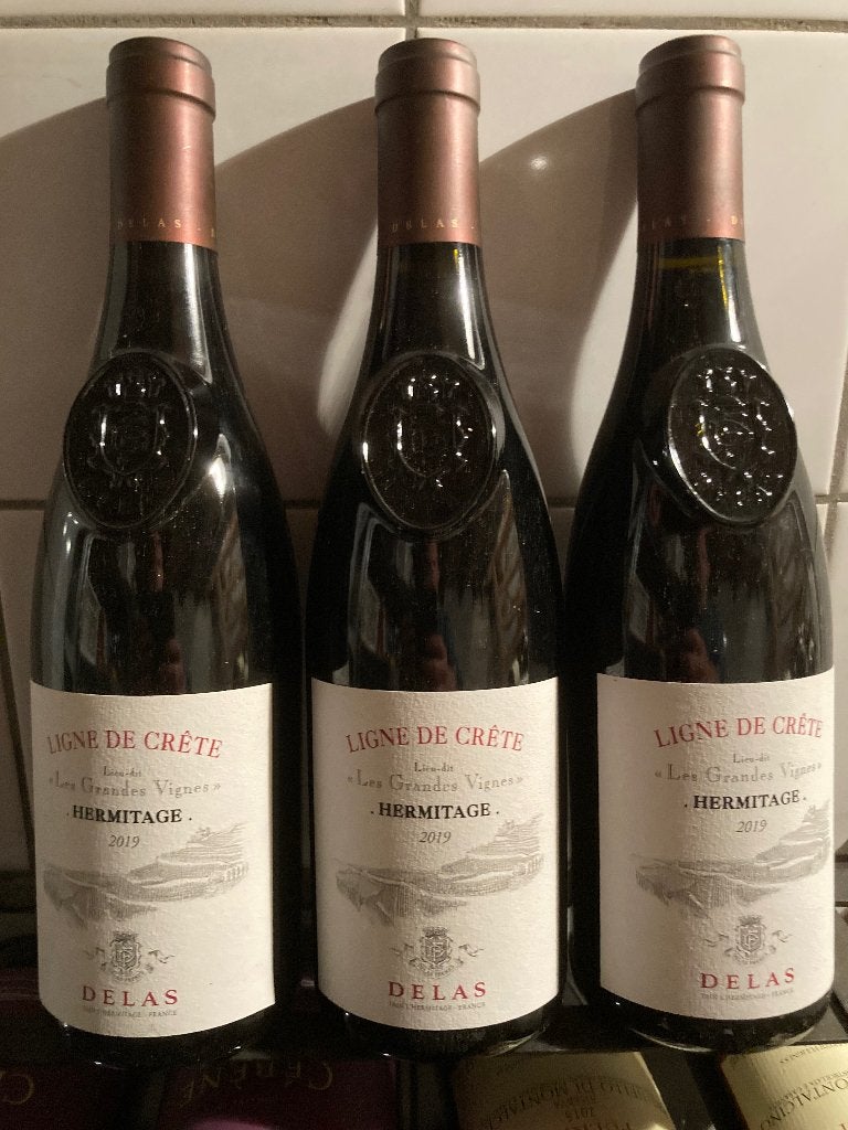 Hermitage - Delas - Ligne de Crête 2019, Ophalen, Frankrijk, Nieuw, Rode wijn