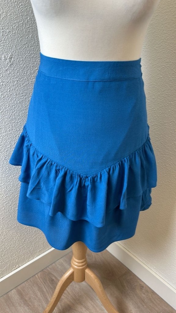 Fabienne Chapot maat 42 leuke blauwe Lara skirt 1158, Blauw, Maat 42/44 (L), Ophalen of Verzenden, Zo goed als nieuw