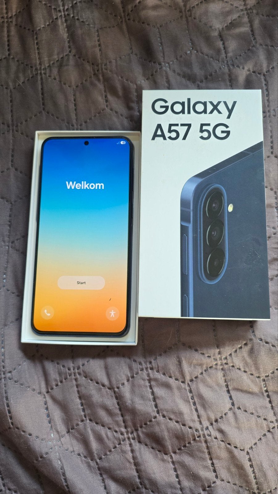 Samsung Galaxy A57 5G 256GB - Nieuwstaat met toebehoren, 256 GB, Ophalen of Verzenden, Zo goed als nieuw, Overige modellen