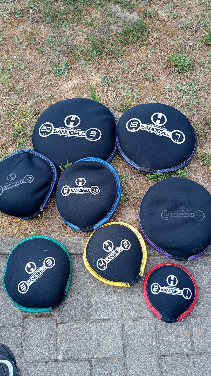 Diverse fitness materialen, Ophalen