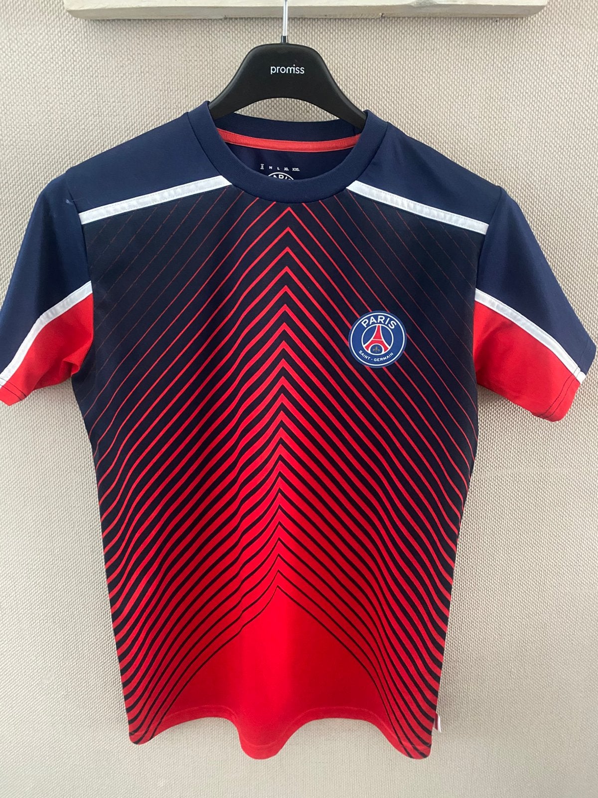 Origineel PSG voetbalshirt maat S zgan, Ophalen of Verzenden, Zo goed als nieuw, Maat 46 (S) of kleiner, Voetbal