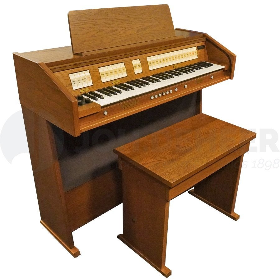 Content D4100 Occasion Donker Eiken Orgel, Gebruikt, 1 klavier, 3364AE, Ophalen of Verzenden