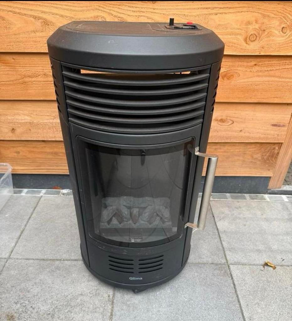 Qlima gaskachel, Huis en Inrichting, Kachels, Ophalen, Gas, Zo goed als nieuw, Vrijstaand