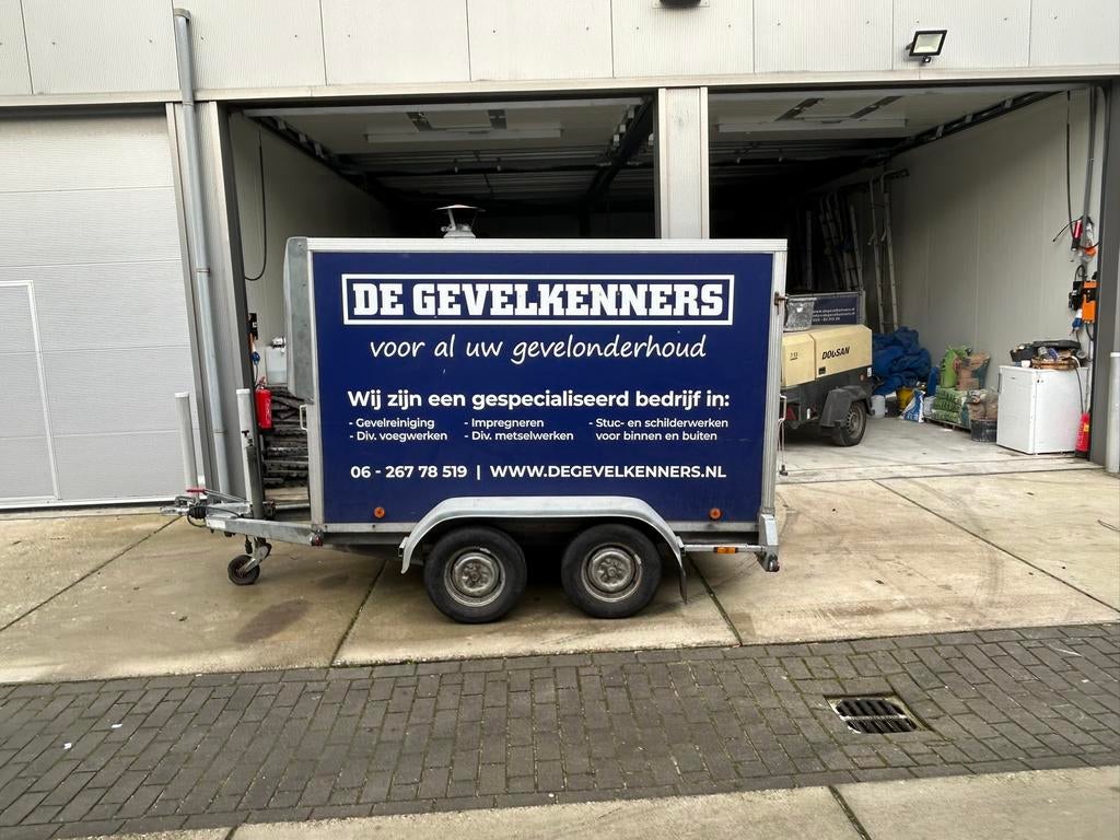 Profesionele heet of koud water hogedruk spuitkar, Ophalen of Verzenden, Zo goed als nieuw